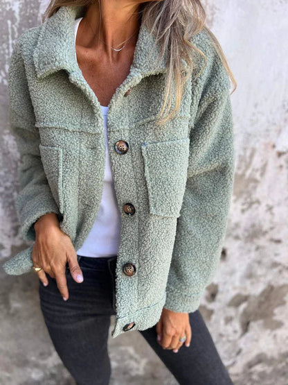 Frida - Chaqueta de lana con solapa