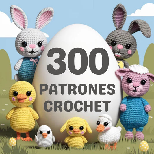 Libro +300 patrones de crochet