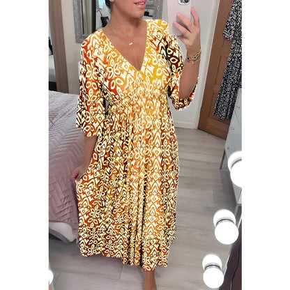 Elia - Vestido con estampado precioso