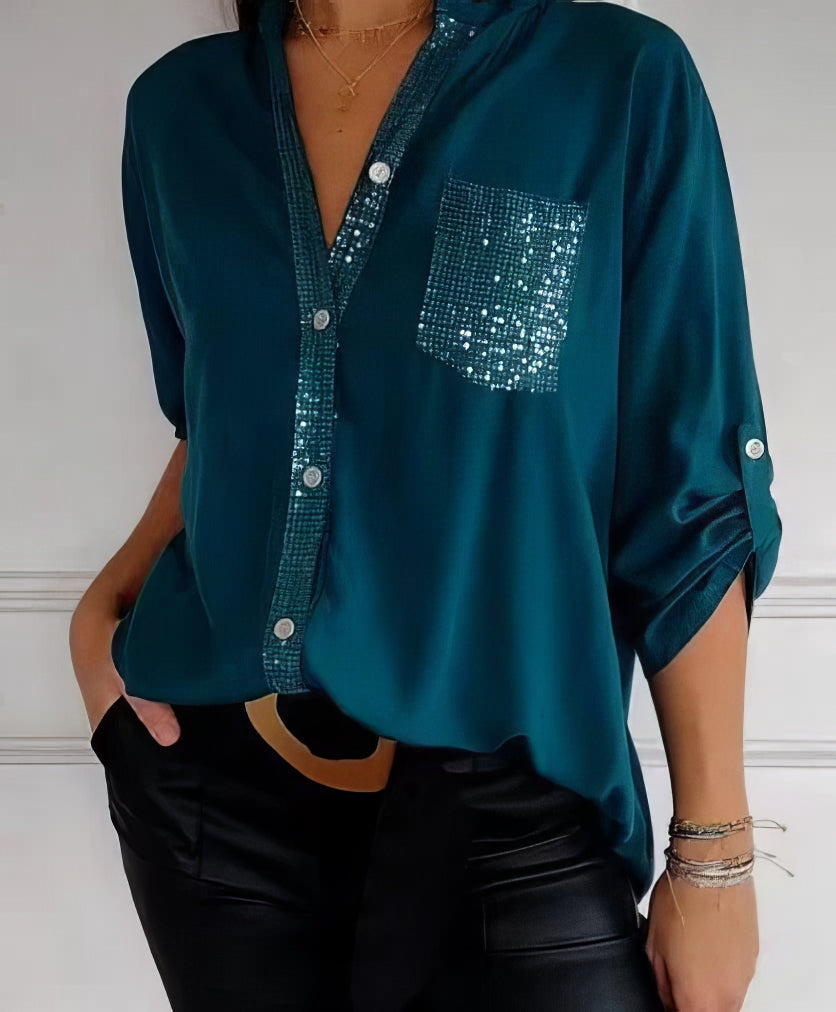 Blusa de lentejuelas - Francesca